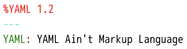 YAML 语言教程