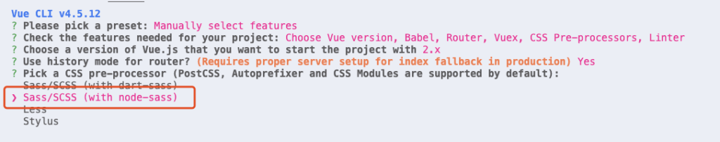Vue教程之vue-cli4命令行创建项目