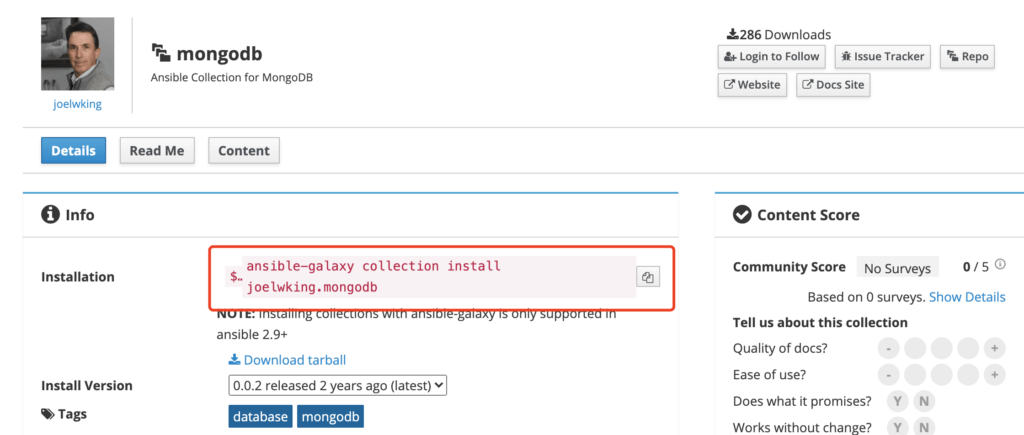 ansible-galaxy
